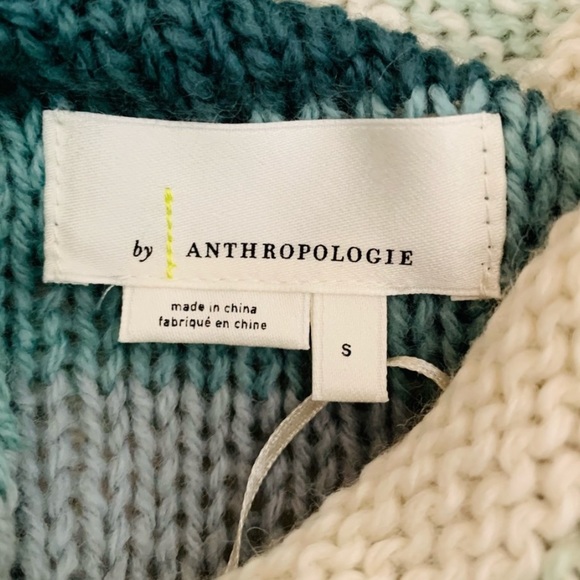 Anthropologie Ombre Cowl Neck Sweater Small - Picture 9 of 12